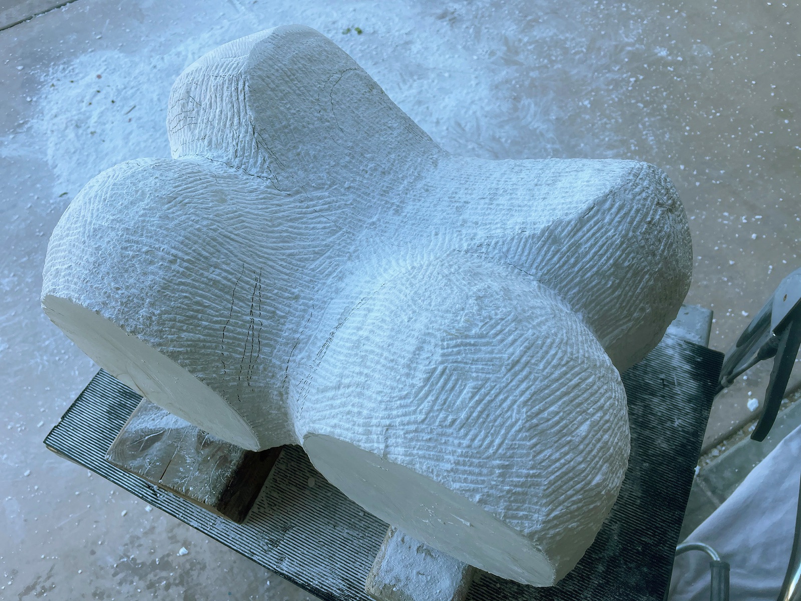 Studio and process photograph